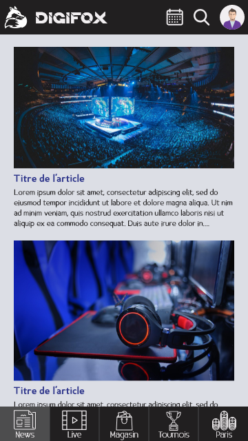 image of the iPhone app